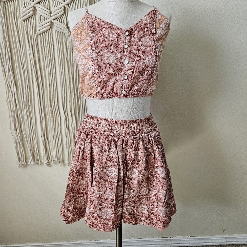 American Eagle Tank Skirt Set S